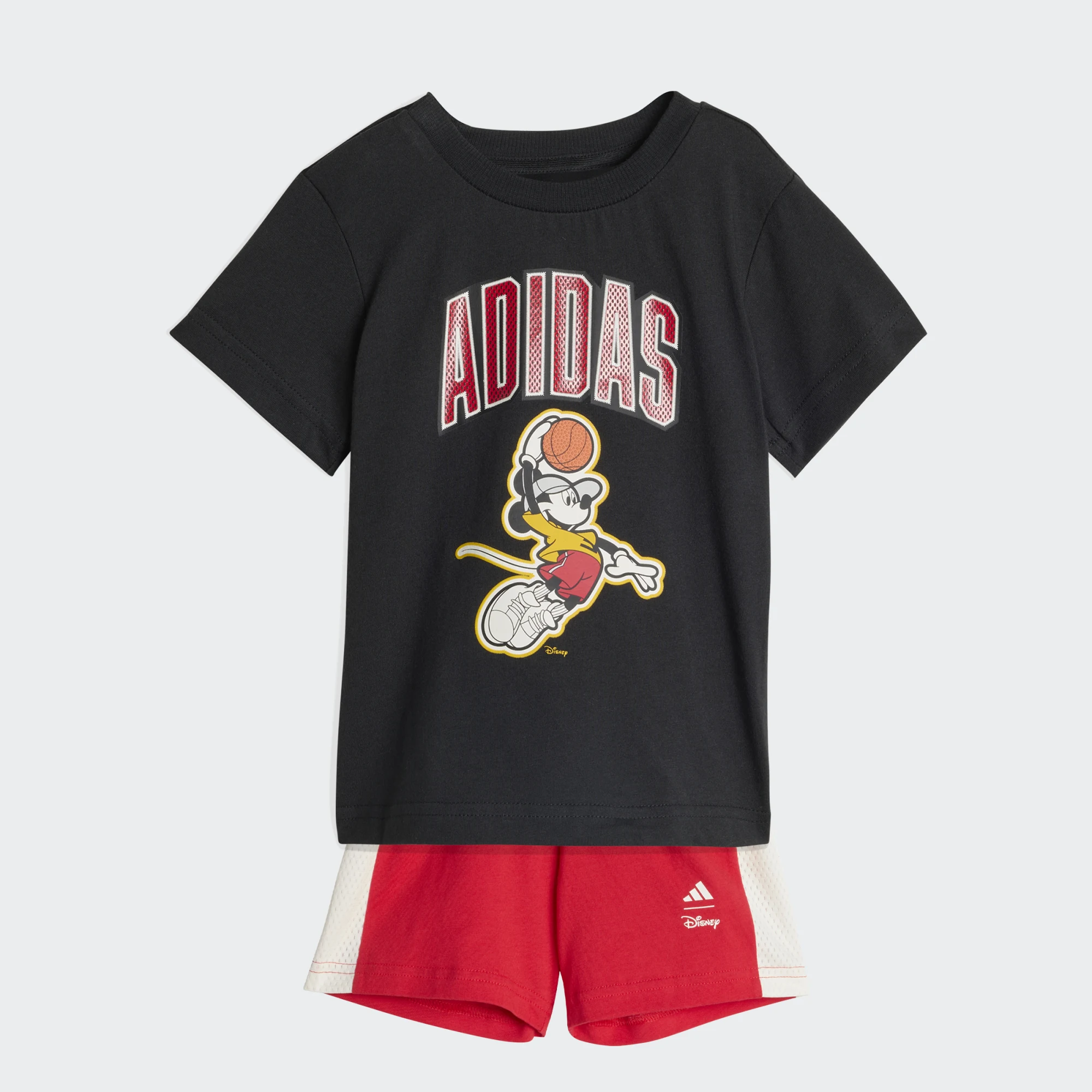 ADIDAS ΣΕΤ ΜΠΛΟΥΖΑ ΒΕΡΜΟΥΔΑ DISNEY MICKEY MOUSE JZ7677 KOKKINO MAYPO - Image 3