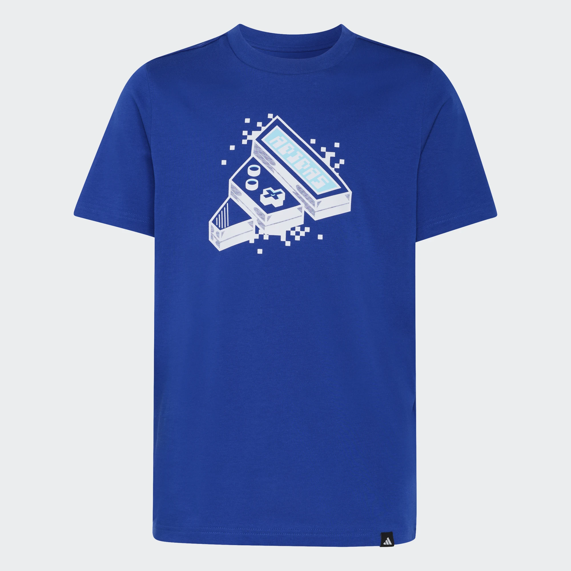 ADIDAS JUNIOR BOY ΚΟΝΤΟΜΑΝΙΚΗ ΜΠΛΟΥΖΑ KA0530 ΜΠΛΕ