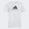 ADIDAS JUNIOR UNISEX ΚΟΝΤΟΜΑΝΙΚΗ ΜΠΛΟΥΖΑ KA2979 ΛΕΥΚΟ