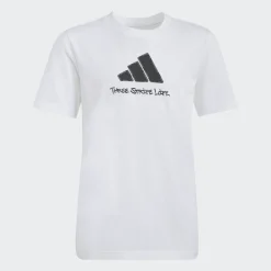 ADIDAS JUNIOR UNISEX ΚΟΝΤΟΜΑΝΙΚΗ ΜΠΛΟΥΖΑ KA2979 ΛΕΥΚΟ