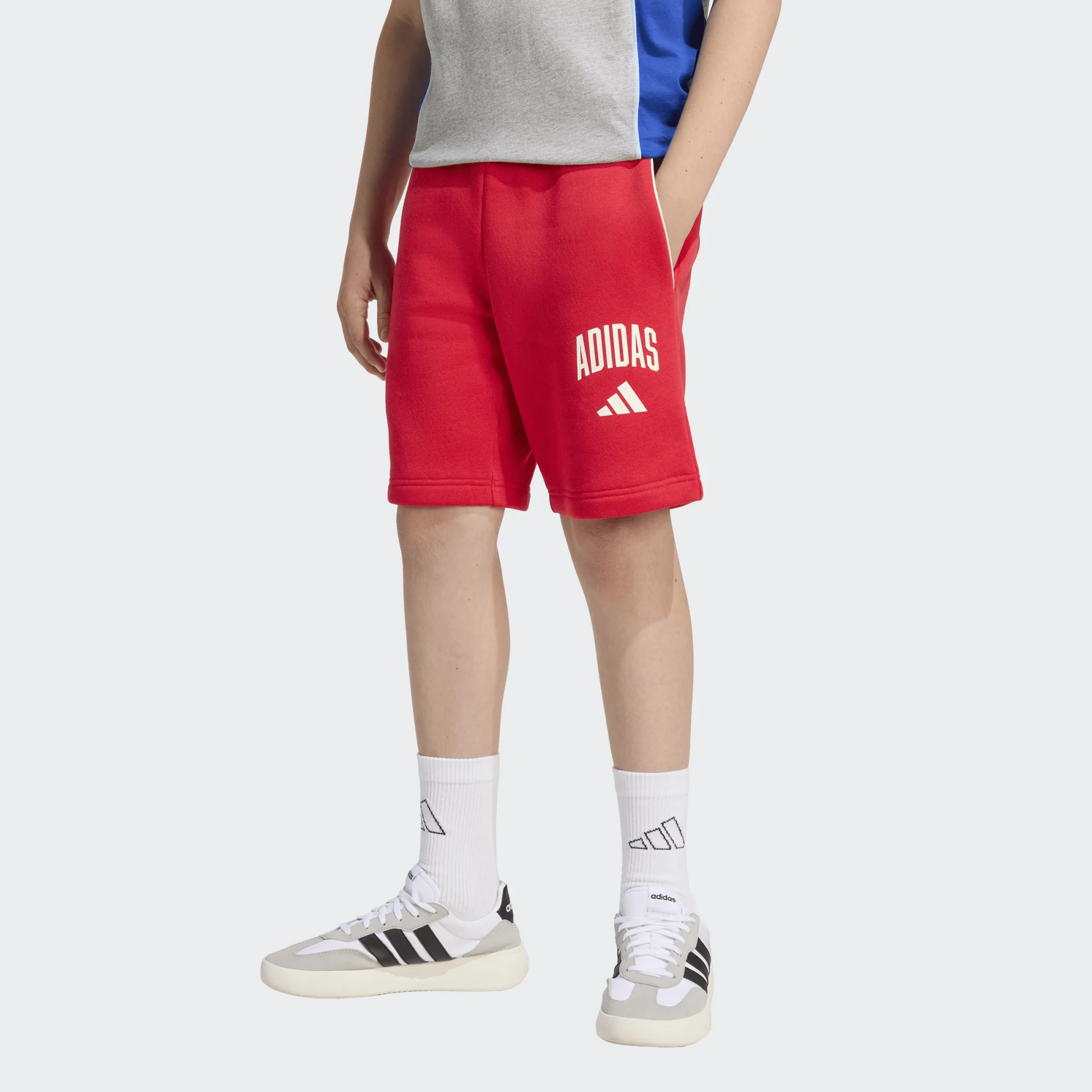 ADIDAS JUNIOR BOY ΒΕΡΜΟΥΔΑ KC4577 KOKKINO - Image 3