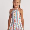 T7437 Amore Mio Backless Swimsuit Printed