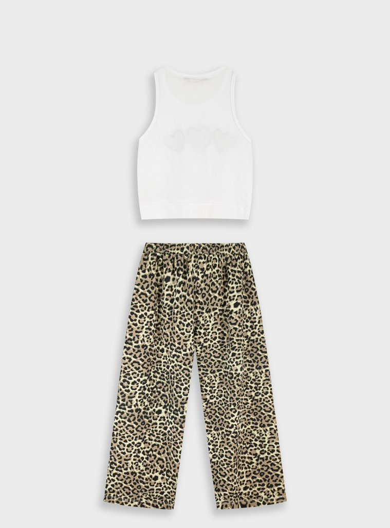 Σετ μπλούζα με παντελόνα - LEOPARD - Image 3