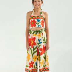 MELIN ROSE Σετ παντελόνα με τοπ MRS26-6216 Floral