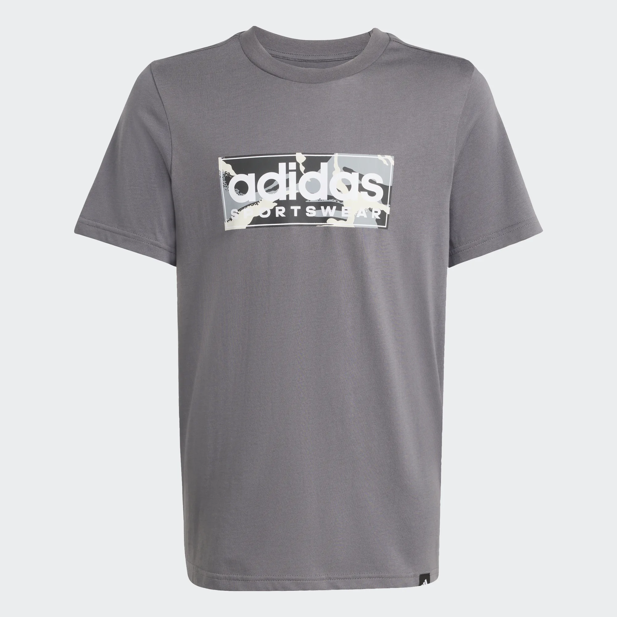 ADIDAS JUNIOR ΚΟΝΤΟΜΑΝΙΚΗ ΜΠΛΟΥΖΑ JX6867 ΓΚΡΙ