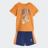 ADIDAS  ΣΕΤ ΜΠΛΟΥΖΑ ΒΕΡΜΟΥΔΑ DISNEY MICKEY MOUSE JZ3547 ΠΟΡΤΟΚΑΛΙ