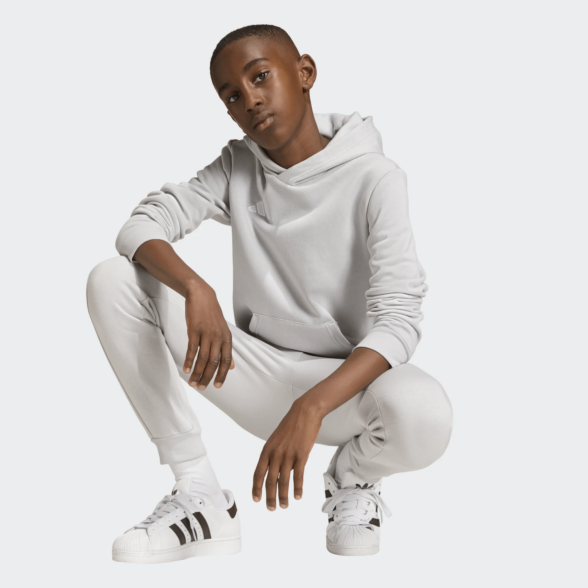 ADIDAS HOODY ΦΟΥΤΕΡ UNISEX JZ6562 ΓΚΡΙ - Image 5