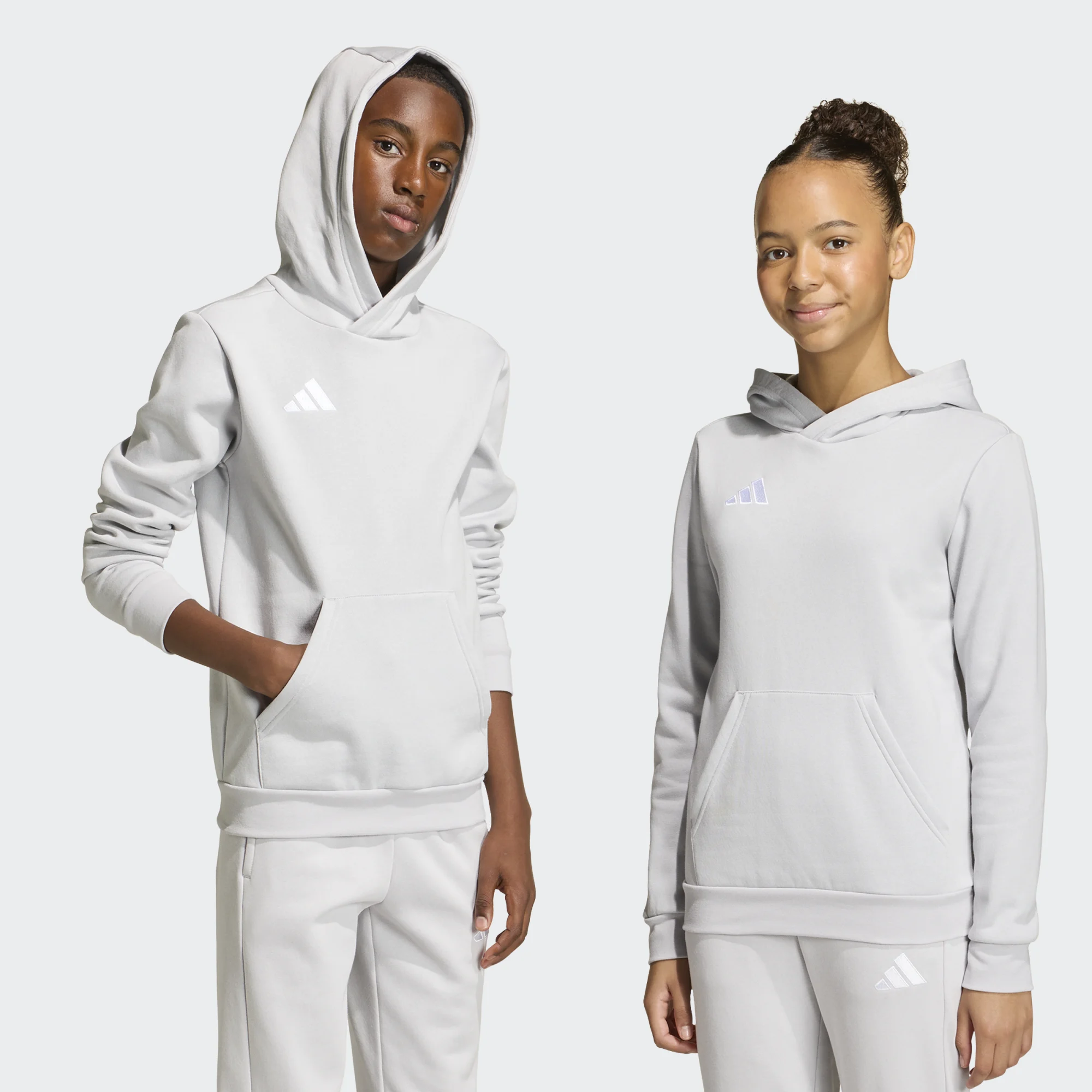 ADIDAS HOODY ΦΟΥΤΕΡ UNISEX JZ6562 ΓΚΡΙ - Image 9