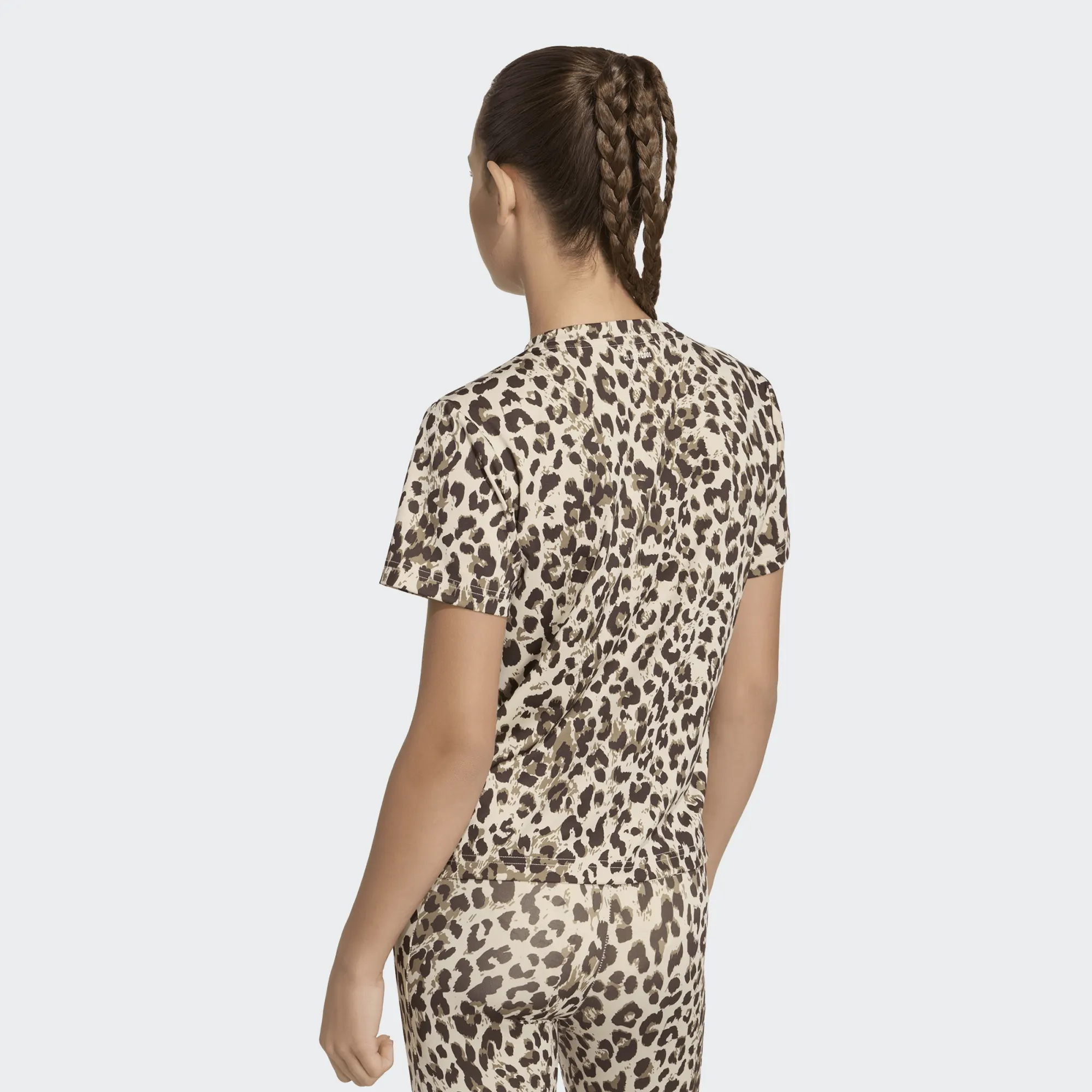 ADIDAS JUNIOR GIRL ΚΟΝΤΟΜΑΝΙΚΗ ΜΠΛΟΥΖΑ KC7223 ΜΠΕΖ - Image 4
