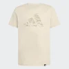 ADIDAS JUNIOR UNISEX ΚΟΝΤΟΜΑΝΙΚΗ ΜΠΛΟΥΖΑ KE1190 ΜΠΕΖ
