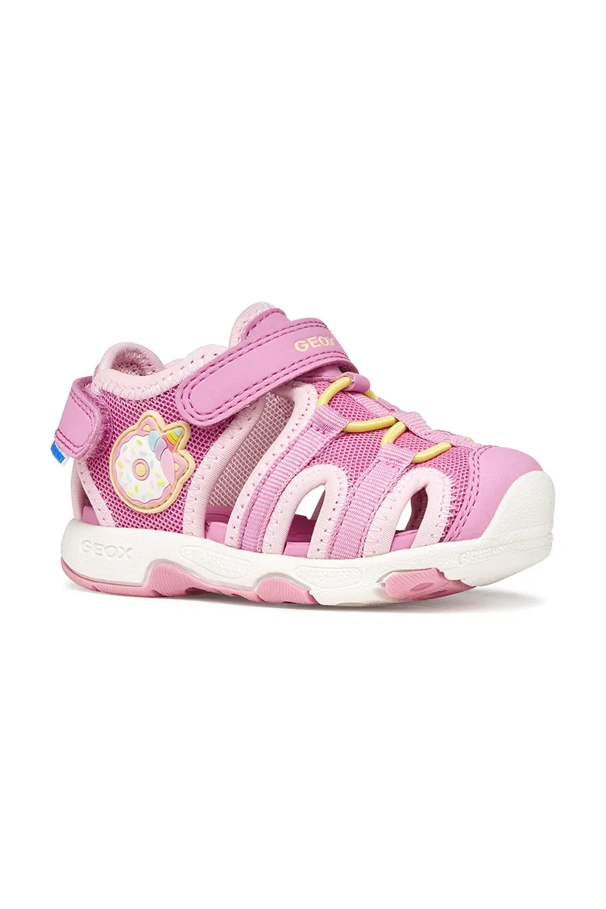 GEOX SANDAL BABY BOY Multy GIRL B650AD 01450 C8F2M ΦΟΥΞΙΑ - Image 2