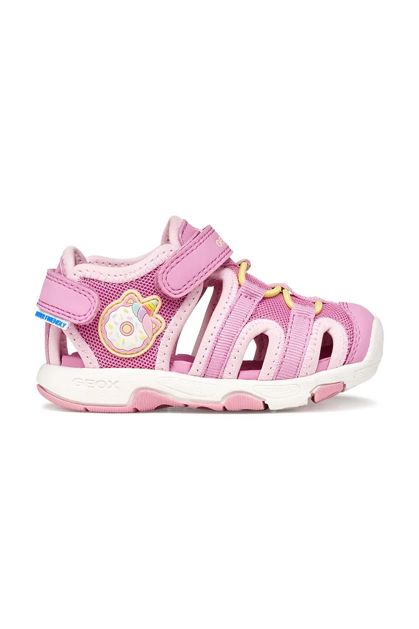 GEOX SANDAL BABY BOY Multy GIRL B650AD 01450 C8F2M ΦΟΥΞΙΑ - Image 3