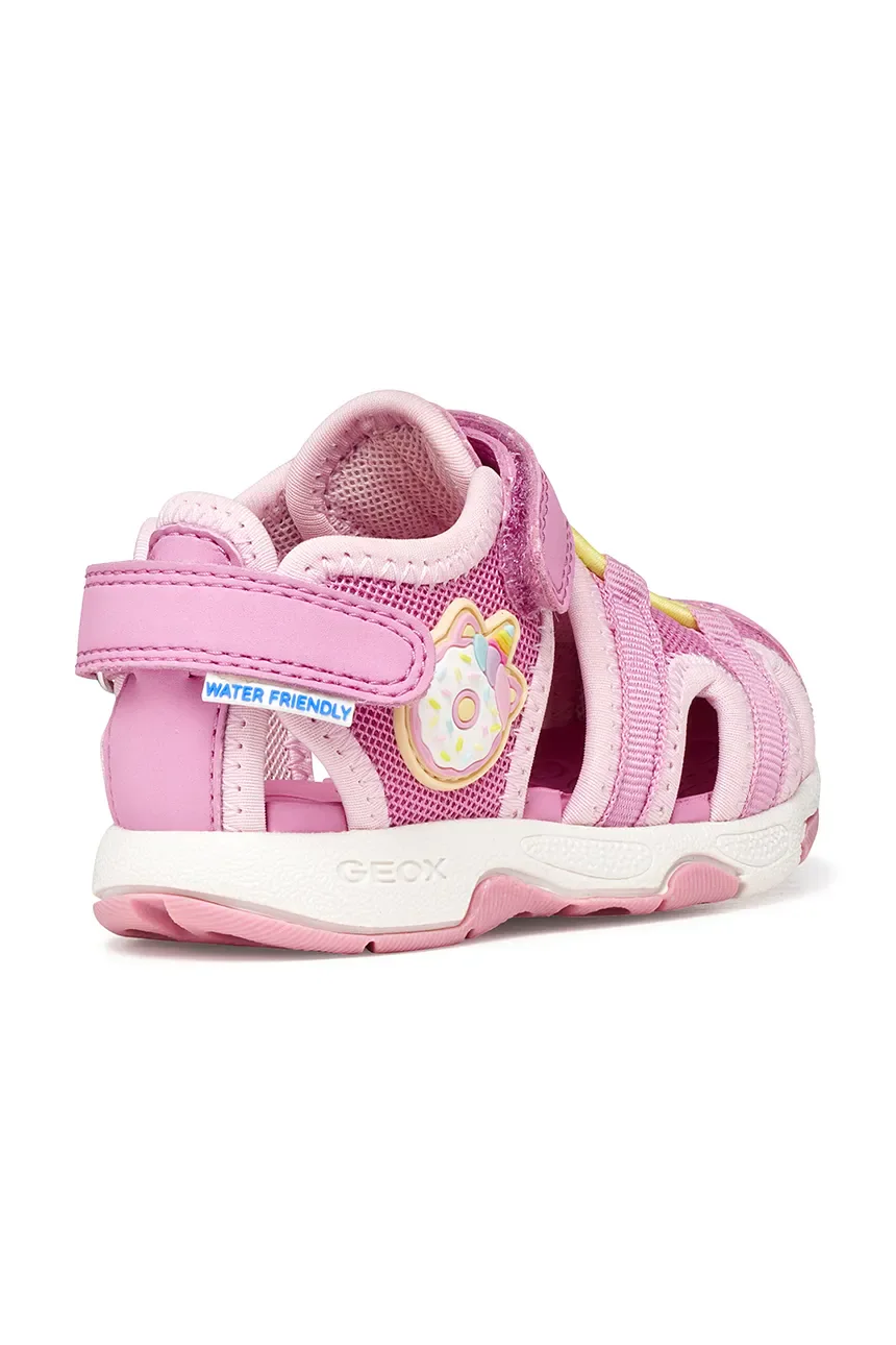 GEOX SANDAL BABY BOY Multy GIRL B650AD 01450 C8F2M ΦΟΥΞΙΑ - Image 4