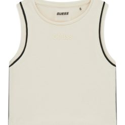Guess Mπλούζα αμάνικη κορίτσι J6GI37KF972-G047 Λευκό
