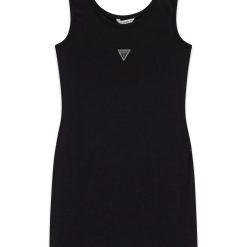 Guess Φόρεμα junior κορίτσι J6GK30J1314-JBLK Μαύρο
