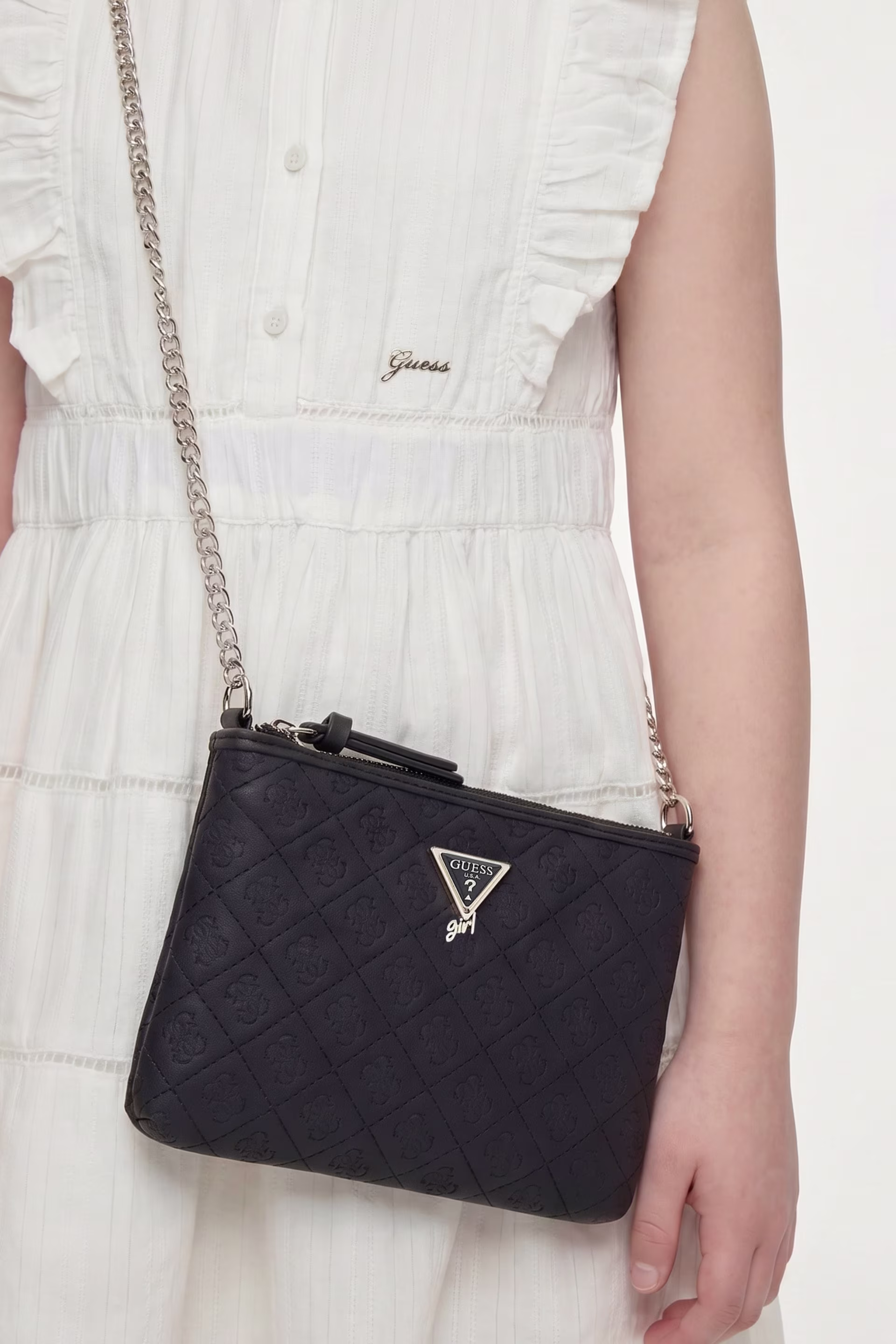 Alternative view of GUESS Tσάντακι crossbody με λογότυπο J6GZ36WR200-A10L Μαύρο