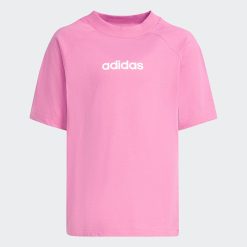 Alternative view of ADIDAS ΚΟΝΤΟΜΑΝΙΚΗ ΜΠΛΟΥΖΑ JUNIOR GIRL JV9969 ΦΟΥΞΙΑ