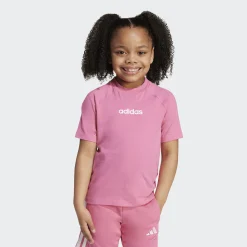 ADIDAS ΚΟΝΤΟΜΑΝΙΚΗ ΜΠΛΟΥΖΑ JUNIOR GIRL JV9969 ΦΟΥΞΙΑ - Image 4