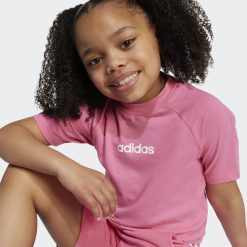 ADIDAS ΚΟΝΤΟΜΑΝΙΚΗ ΜΠΛΟΥΖΑ JUNIOR GIRL JV9969 ΦΟΥΞΙΑ - Image 7