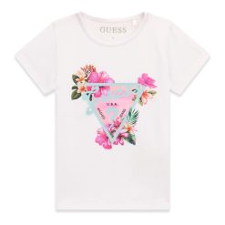 Guess Παιδική μπλούζα κορίτσι K6GI02K6YW4-G011 Λευκό