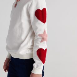Alternative view of T7527 Galactic Hearts Embriodered Sweater Top For Kids