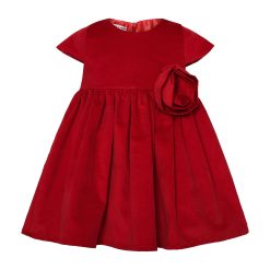 T7530 Ruby Preppy Baby Dress Red