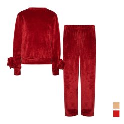 T7614 Crimson Velvet Baby Set