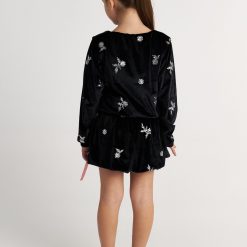 Alternative view of T7661 Sparkles Velvet Set With Shorts